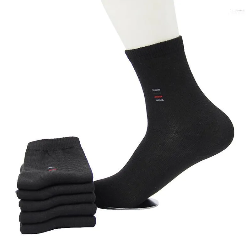 Calzini da uomo Uomo Uomo Classic Business Brand Calcetines Hombre Cotone traspirante di alta qualità Casual 5 paia 1 lotto Price1