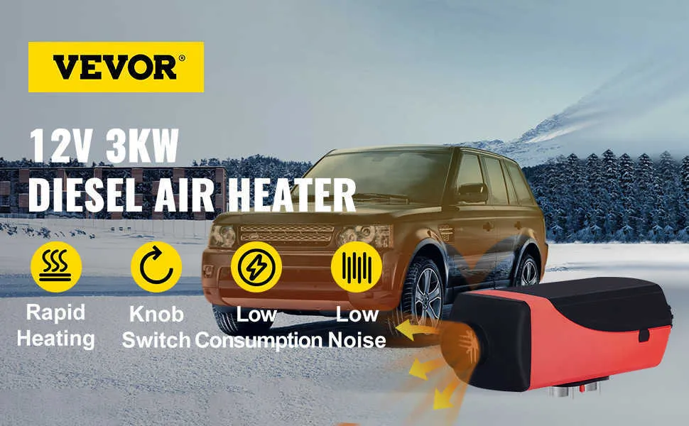  VEVOR Diesel Heater, Diesel Air Heater with Remote