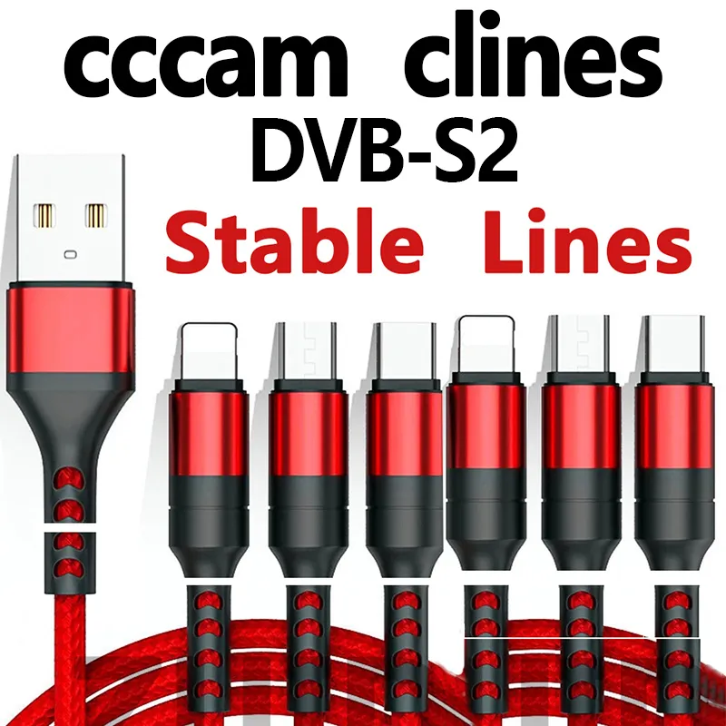 CCCAM stable 8 lignes DVB-S2 Cable V8X V9 V9X Nova Enigma2 TV Clines