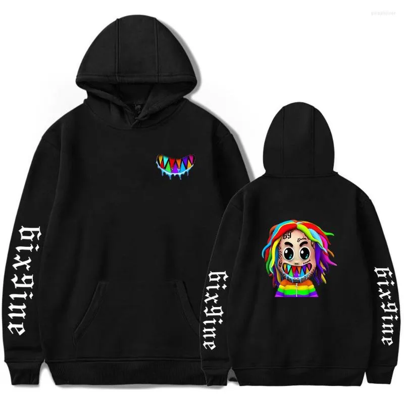 メンズパーカー GOOBA 6ix9ine パーカーメンズレディース長袖特大フード付きスウェットヒップホップユニセックス Tekashi69 服フル