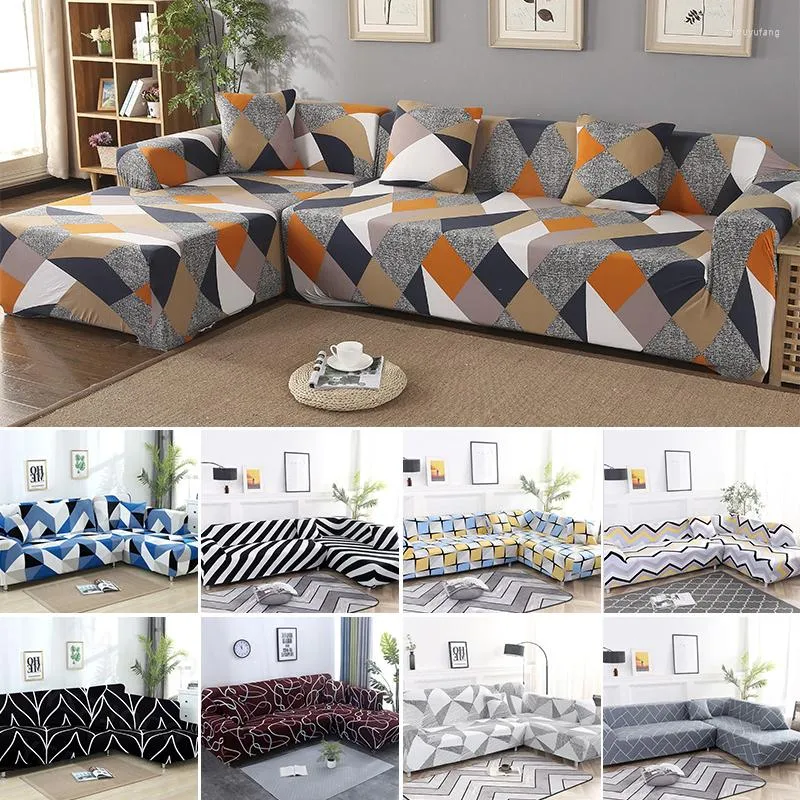 Coprisedie 2 pezzi per divano a forma di L, fodera per divano a forma di soggiorno, copertura angolare per chaise longue elasticizzata