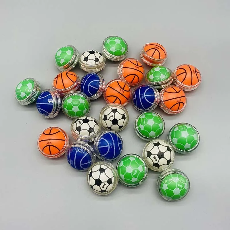 Yoyo 10pcs Lot foff futebol Basketball Toys Kids yo criativo yo para crianças bebê clássico 220924