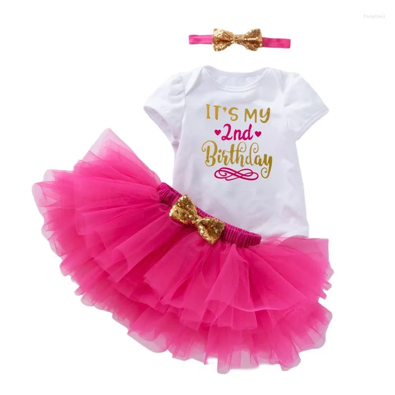 Robes de fille, tenue de 2e anniversaire, pour bébés filles de 2 ans, fête formelle de concours