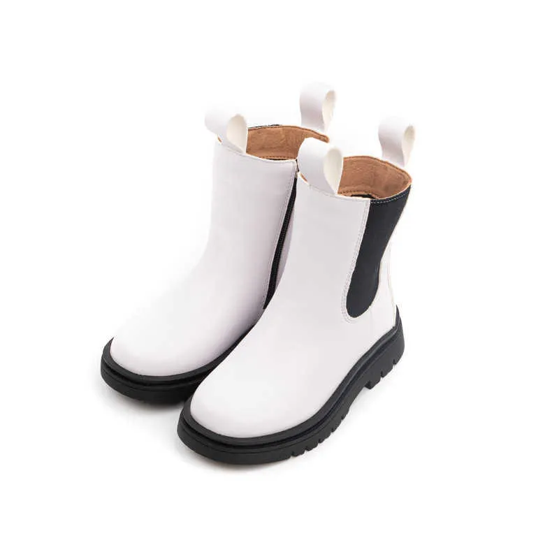 Boots Children Chelsea Kids Girls Martin Casual Atrumn Winter Pu Leather School Boy Fashion in Snow 2021 New T220925