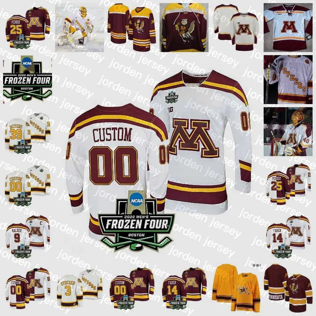NUEVO College Hockey Wears 2022 NCAA Frozen Four Championship Minnesota