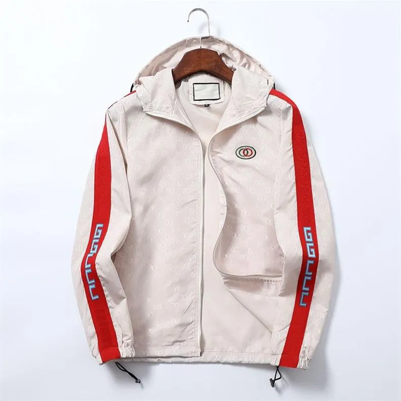 Mens Coat Designer Jacket Floral Zipper Embroidered Letter Jackets