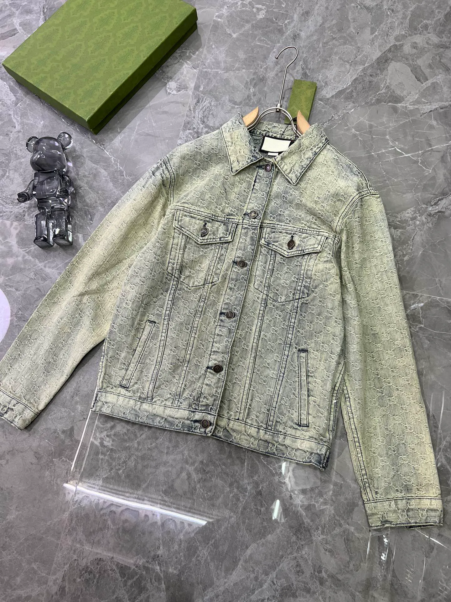 Yeni Stil Marka Tasarımcı Ceket Highquality Yakışıklı Jakar Jean Design Moda Yaku Erkekler Günlük Ceket