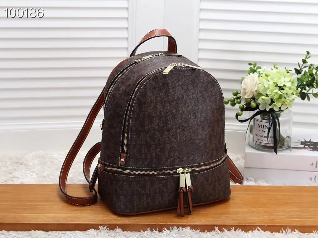 Brand 2023 Mens backpacks Women's Handbag leather Design bags fashion brown letter Crossbody bag 27x14x129CM181c