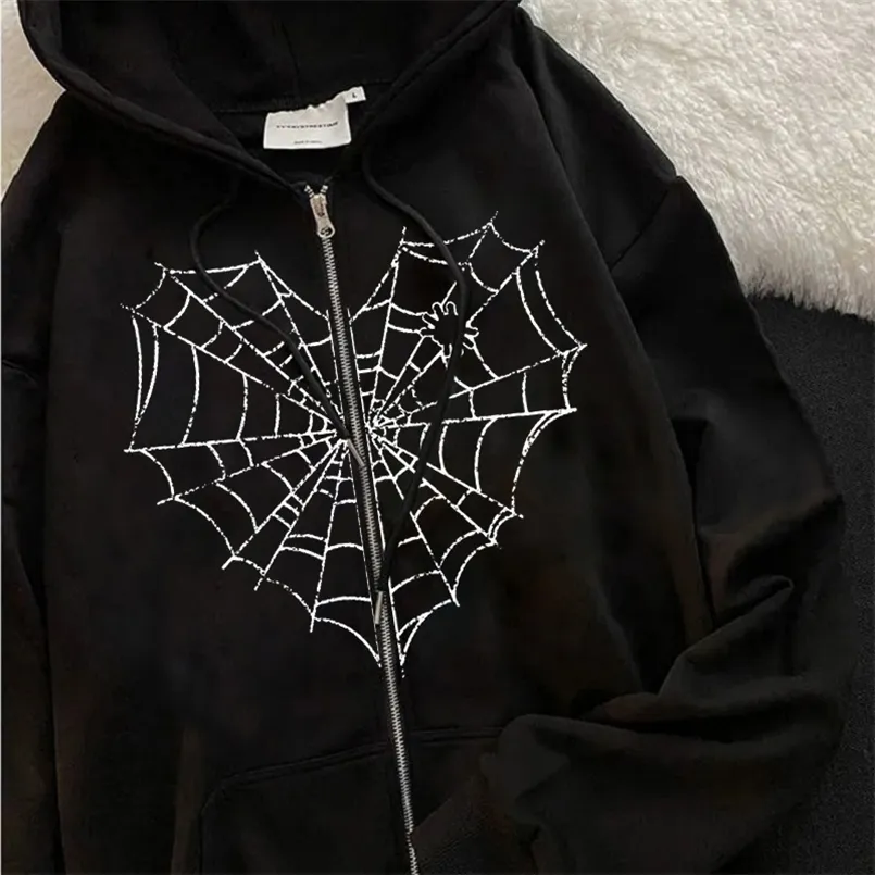 Women's Hoodies Sweatshirts Gothic Harajuku Vrouwen Hoodie Spineb Print Korean jogging Sweatshirt Y2K Goth Vinatge Sweatshirt Vrouwen Kleding Voor spring 220923