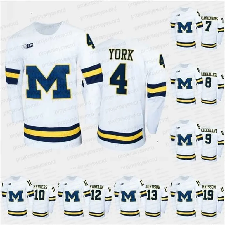 Gla Mit College Hockey Navy Jersey Cam York Nick Blankenburg Thomas Bordeleau Brendan Morrison Matty Beniers Carl Hagelin Kent Johnson Red Berenson