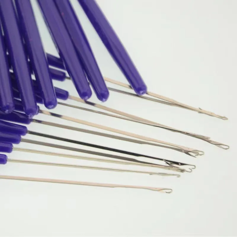 Plastic Crochet Hook Needles 004 Handle Tee Tongue Beads Knitting Wig Tool