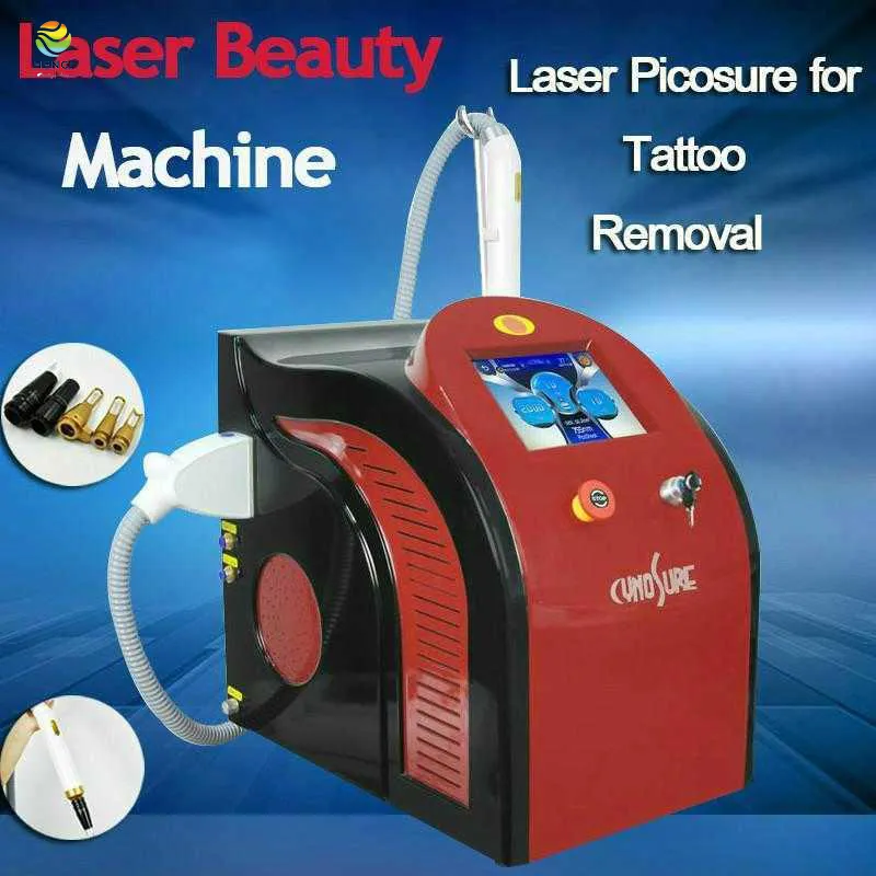 Trending Product Picosecond Laser Tattoo Pigment Spot Borttagning ND YAG LASER COBLE GEL REYVENATION Salon Beauty Machine