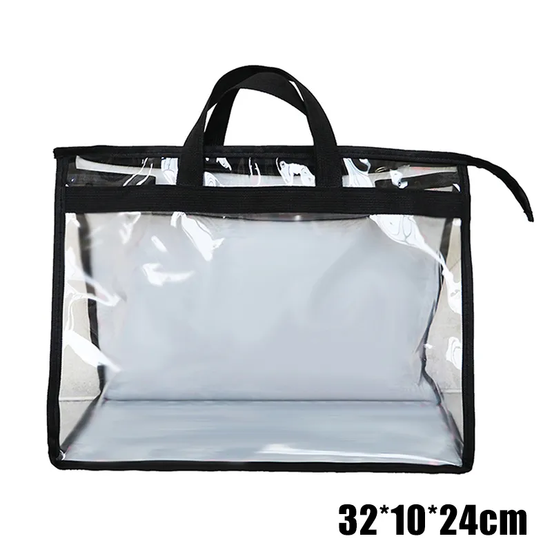 Hallway Bag Storage Clear Dust Proof Bag Protable Women Purse Handbag Dust Cover With Zipper Water Proof Protector NI From Haerya 13.55 DHgate.Com