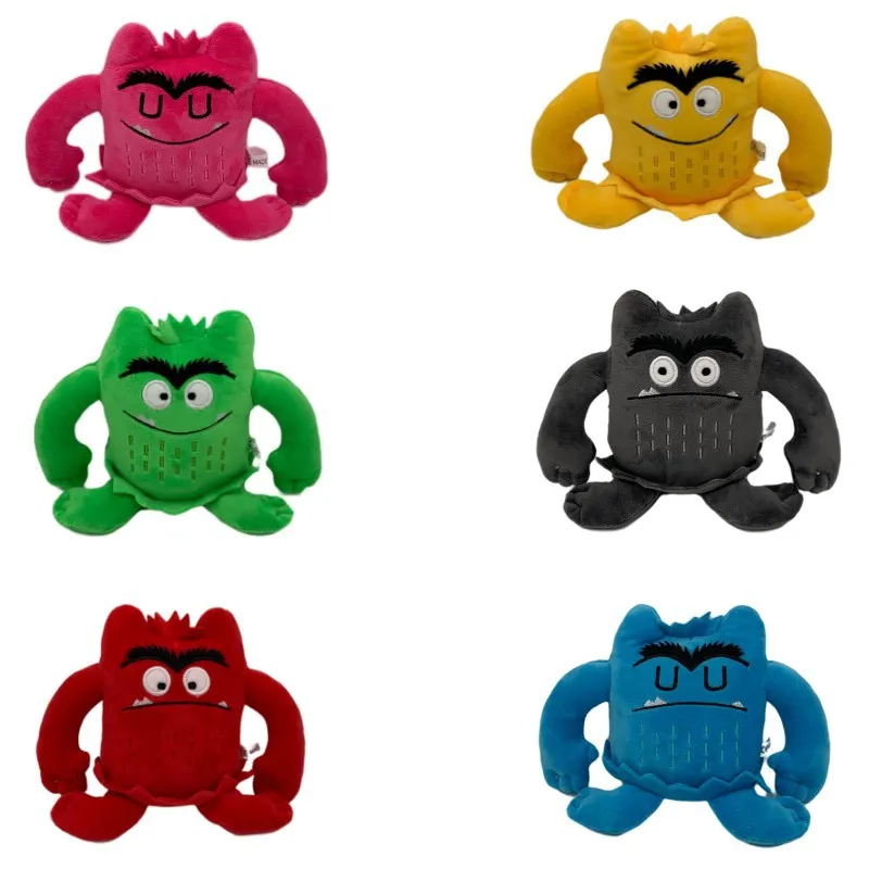 2022 Animales de peluche Muñecas de peluche 15CM Linda muñeca infantil del monstruo de color