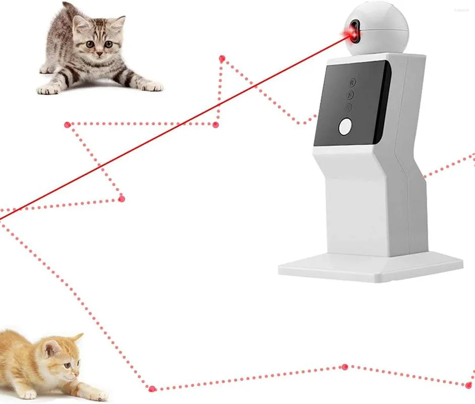 Cat Toys ATUBAN Laser Toy Automatic Random Moving Interactive For Indoor Cats Kittens Dogs Red Dot Exercising