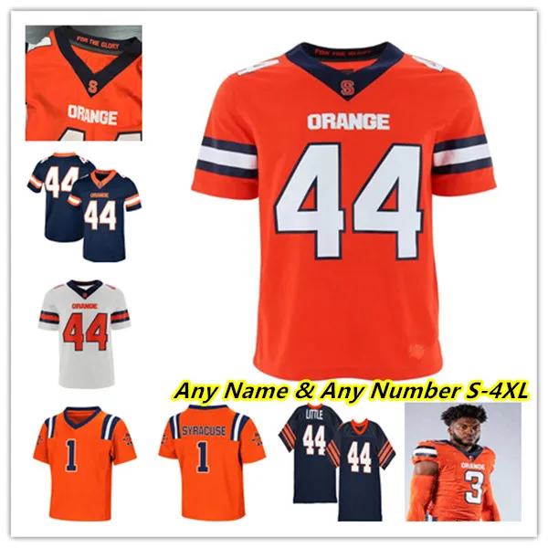 Ncaa College Syracuse oranje voetbalshirts Garrett Shrader Sean Tucker Oronde Gadsden II Sean Tucker Devaughn Cooper Courtney Jackson Mikel Jones Marlowe Wax 4X