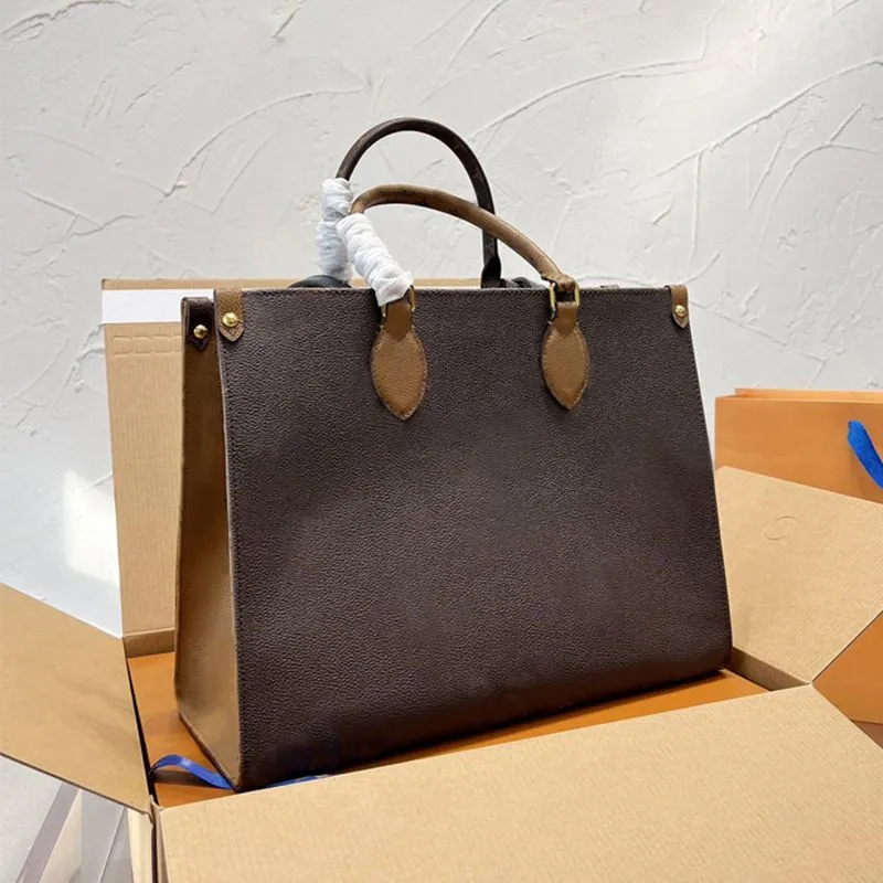 Onthego -Einkaufstaschen Designer Handtaschen Luxusmarken Single Umhängetasche Klassische Frauen Crossbody Handtasche 1056