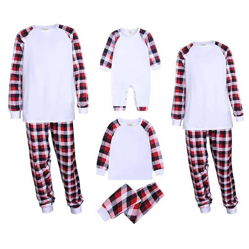 Aile Eşleşen Kıyafetler Noel Pijamalar Giysileri Set Ev Ebeveyn Çocuk Bebek Bodysuit Çift 220924