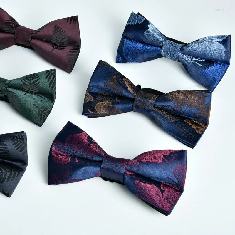 Bow Ties 2022 Fashion Men's Tie Wedding Accessories Thanking Gifts Purple Navy Blue Bowtie Gift For Boyfriend Men