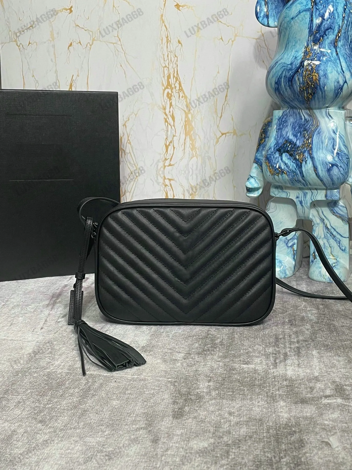 Vintage Quilted Leather Italian Leather Camera Bag With Tassel Detail Lou Matelasse Designer Crossbody For Women From Luxbag68 51.56 DHgate.Com