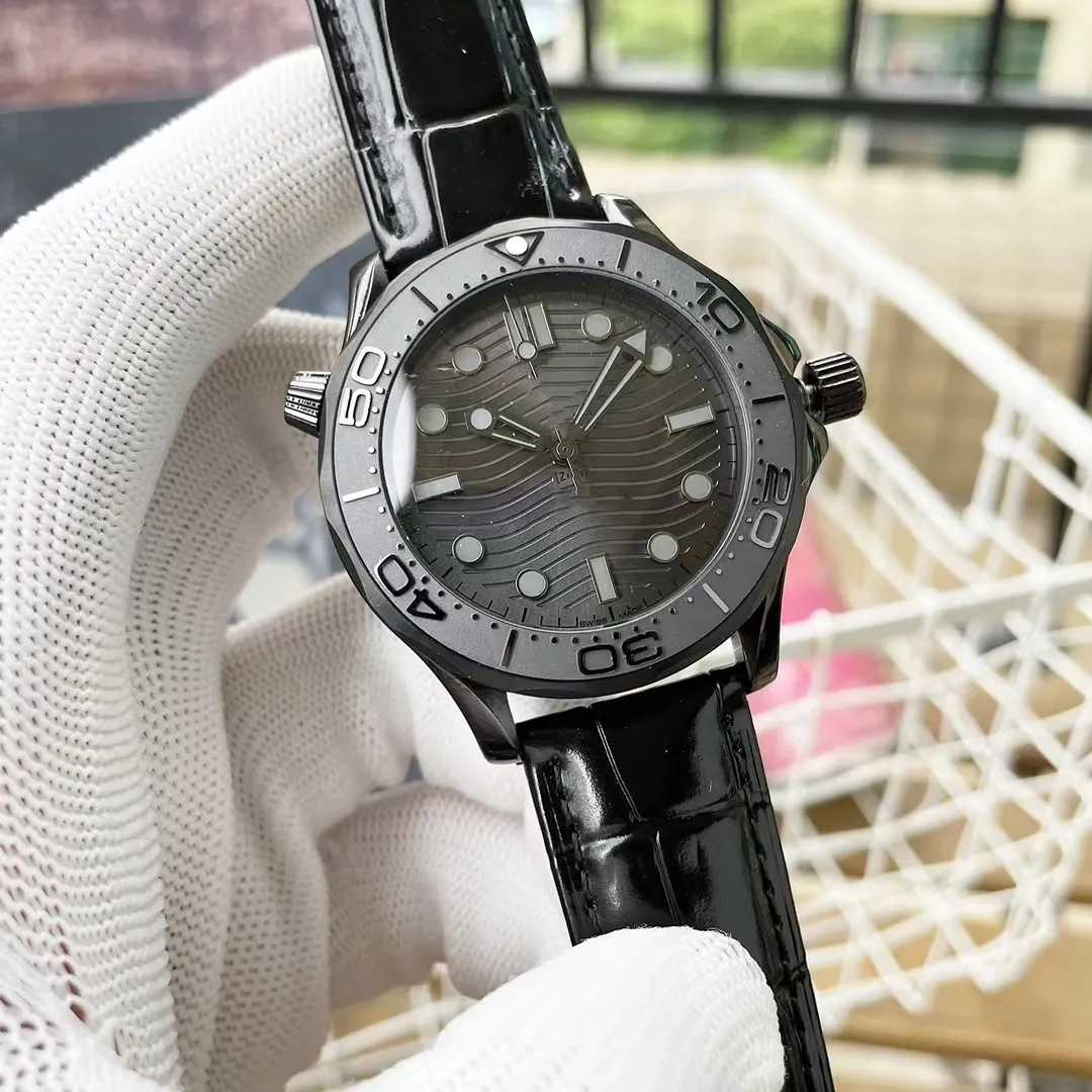 top Zwarte inkt herenhorloge designer horloges voor heren waterdicht 300M duiktafel 8800 Volautomatisch mechanisch uurwerk staal Saffierspiegel