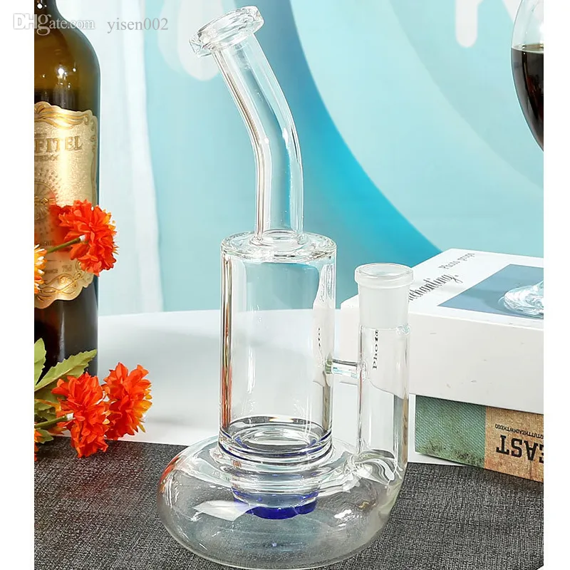 Dropshipping High Transparent Glass Bong Hookah With Simple Style And