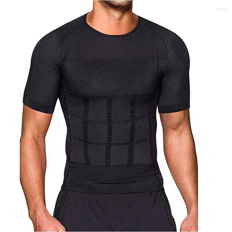 Hommes Body Shapers Hommes Hommes Shaper Shapewear Ventre Minceur Gaine Abdomen Compression Chemises Gynécomastie Corset Taille Formateur Ceinture