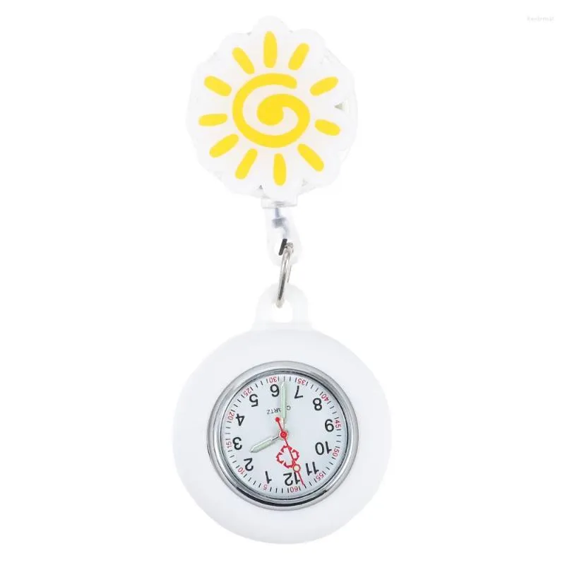 Pocket Watches 1pc Cartoon Retractable Watch Luminous Chest