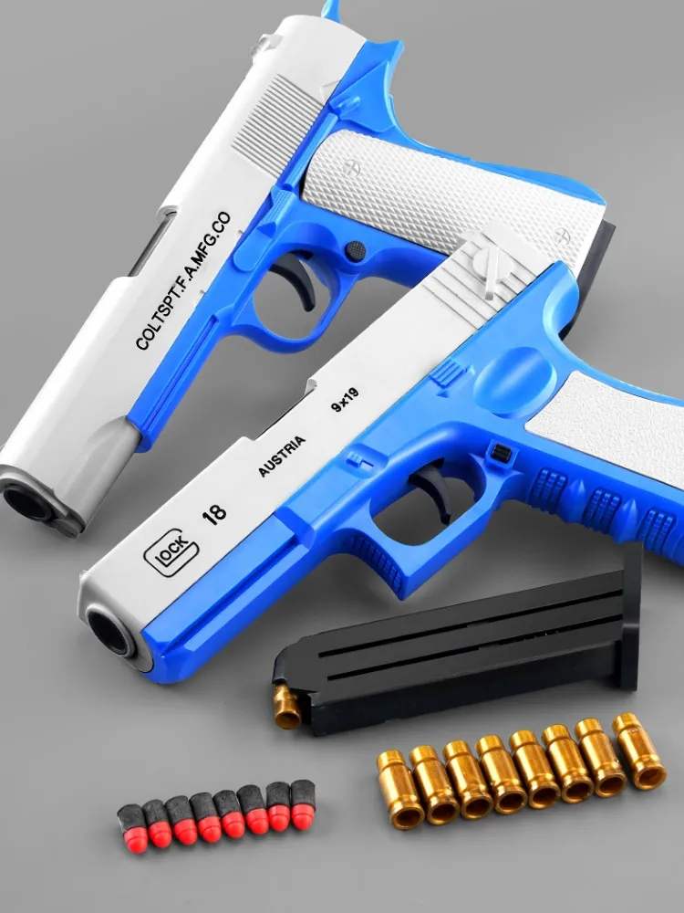 Pistolet plastique 3 fléchettes - Arme police