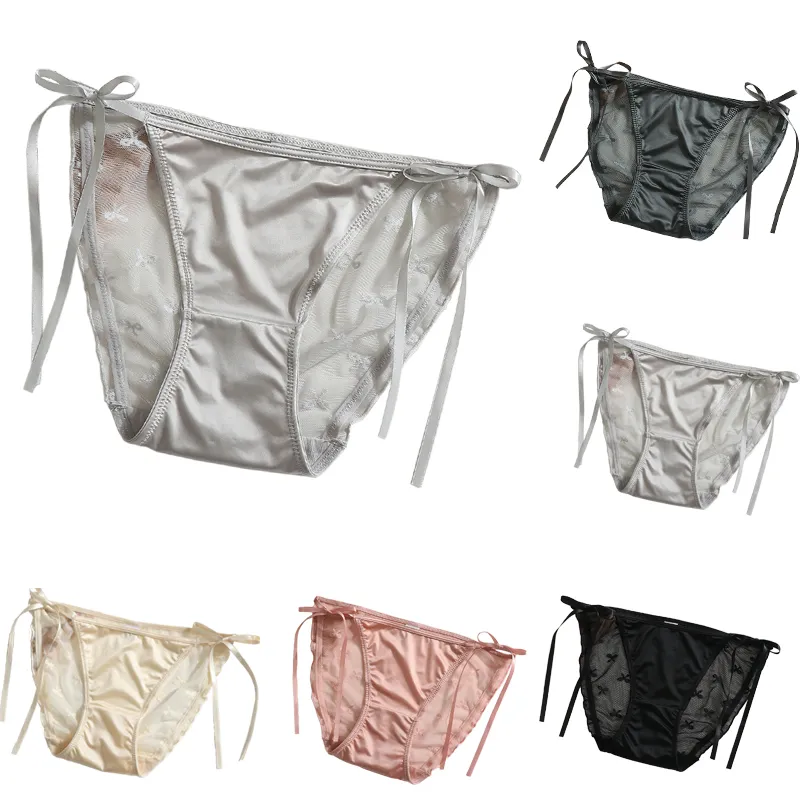 Femmes Panty Woman Briefes Lady Underwear Gril dentelle S-String confortable 5pcs / pack accepter la couleur de mixage