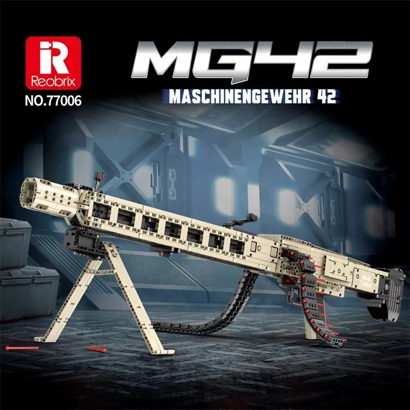 Realistic Toy Guns: Military Series Building Block Model