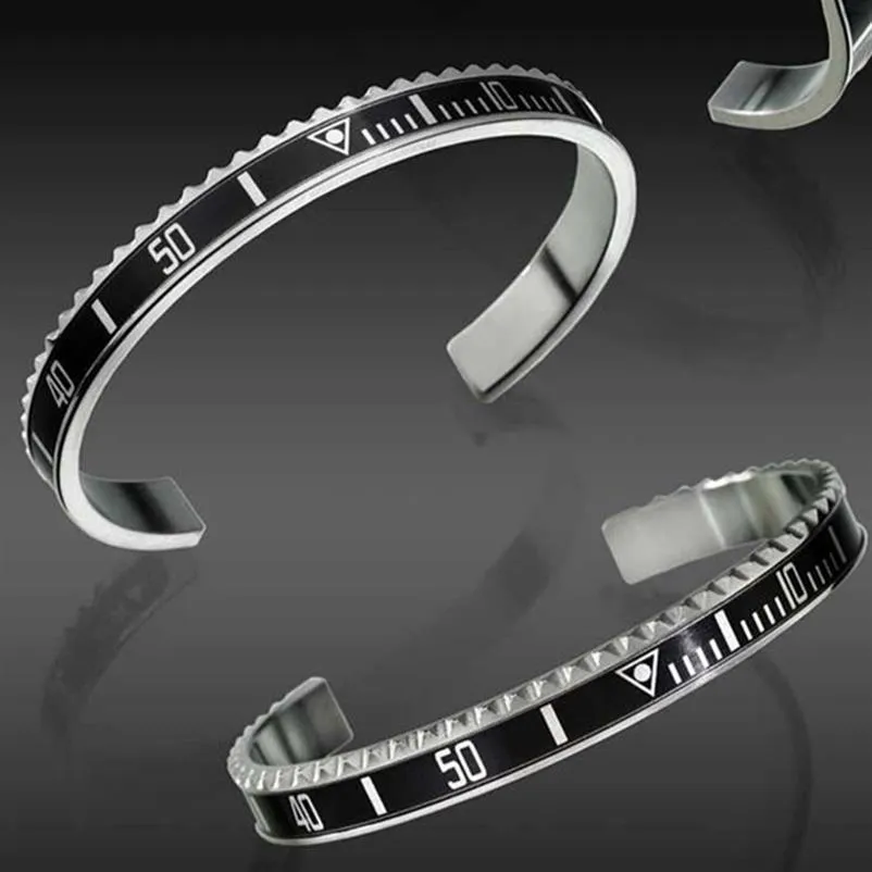 Reloj de moda de lujo Pulsero de brazalete de brazalete de alta calidad Joyas para hombres de acero inoxidable Pulseras de moda para mujeres 260x