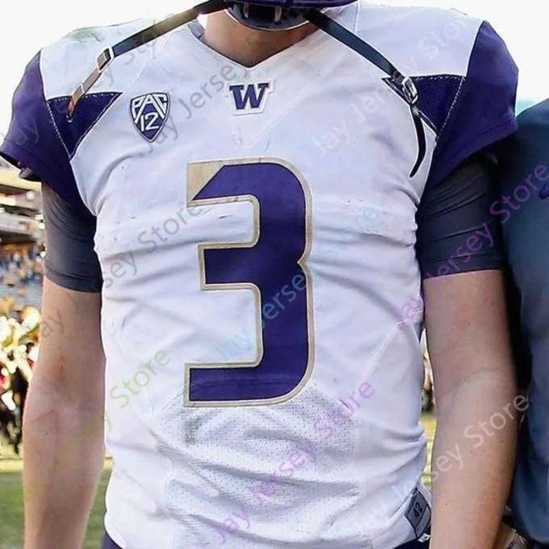  Huskies Football Jersey NCAA College Jacob Eason Salvon Ahmed Hunter Bryant Aaron Fuller Joe Tryon Ryan Bowman Danny Shelton