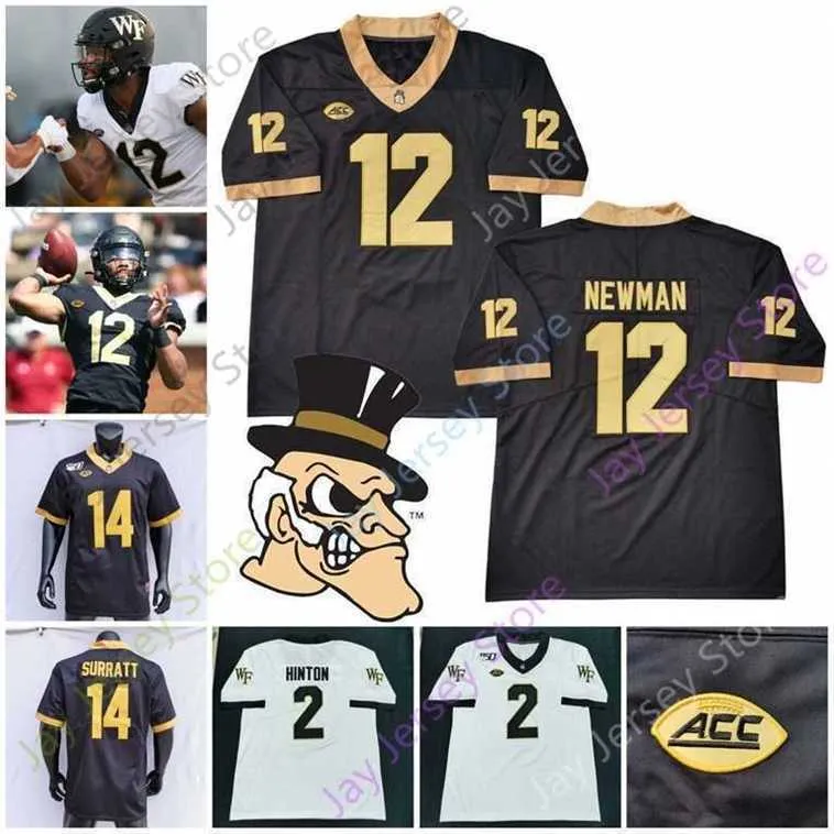 Mitch Wake Forest Demon Deacons Football Jersey NCAA College Sam Hartman Christian Beal-Smith Hinton Freudenthal Johns Strnad Bates III Johnson