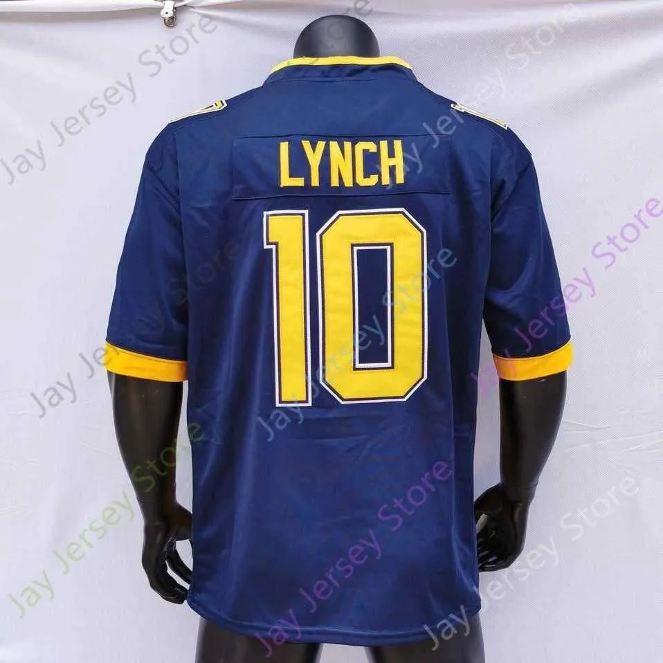 2020 New NCAA California Jerseys 10 Marshawn Lynch College Football Jersey Size Youth Adult