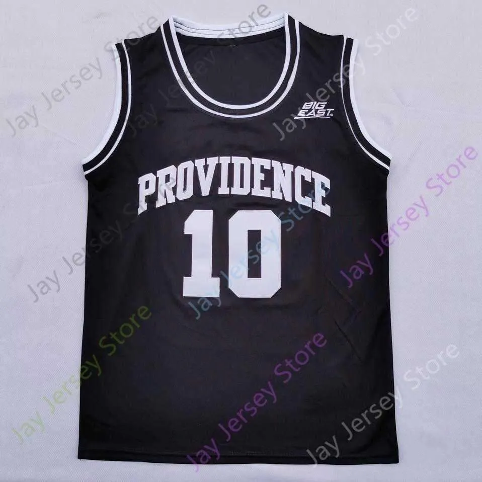 2020 New NCAA Providence Friars Jerseys 10 Reeves College Basketball Jersey White Black All Stitched Size Youth Adult