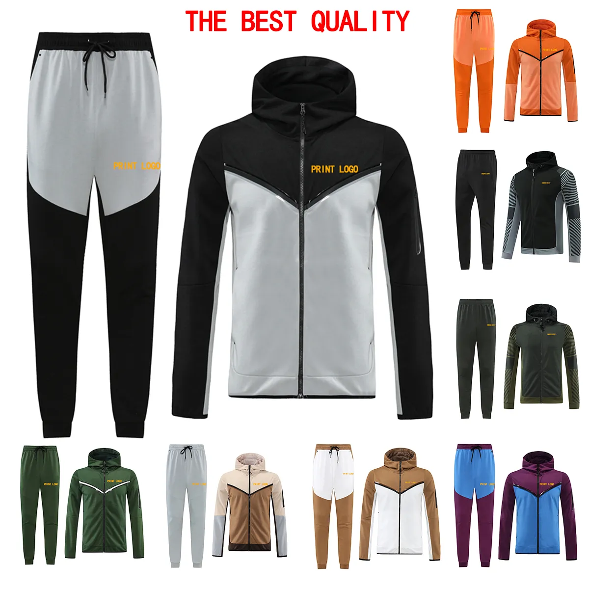 mens tech fleece tracksuit