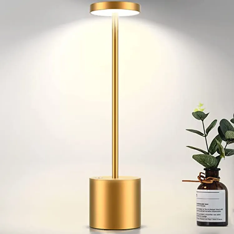 Multi-purposes Cordless Table Lamp 3 Level Adjustable LED Desk Night Light For Living Room Bedroom Resturant Touch Table Light