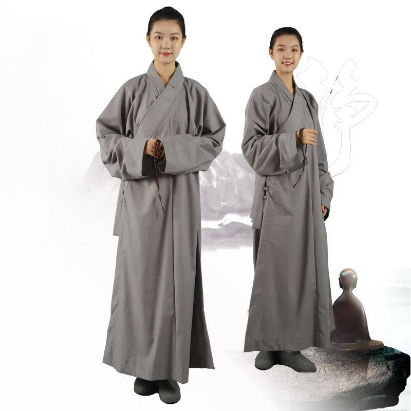 Zen Monk Long Mens Duster Coat Authentic Asian Temples Zen Monk Long Mens Duster Coat Authentic Asian Temples