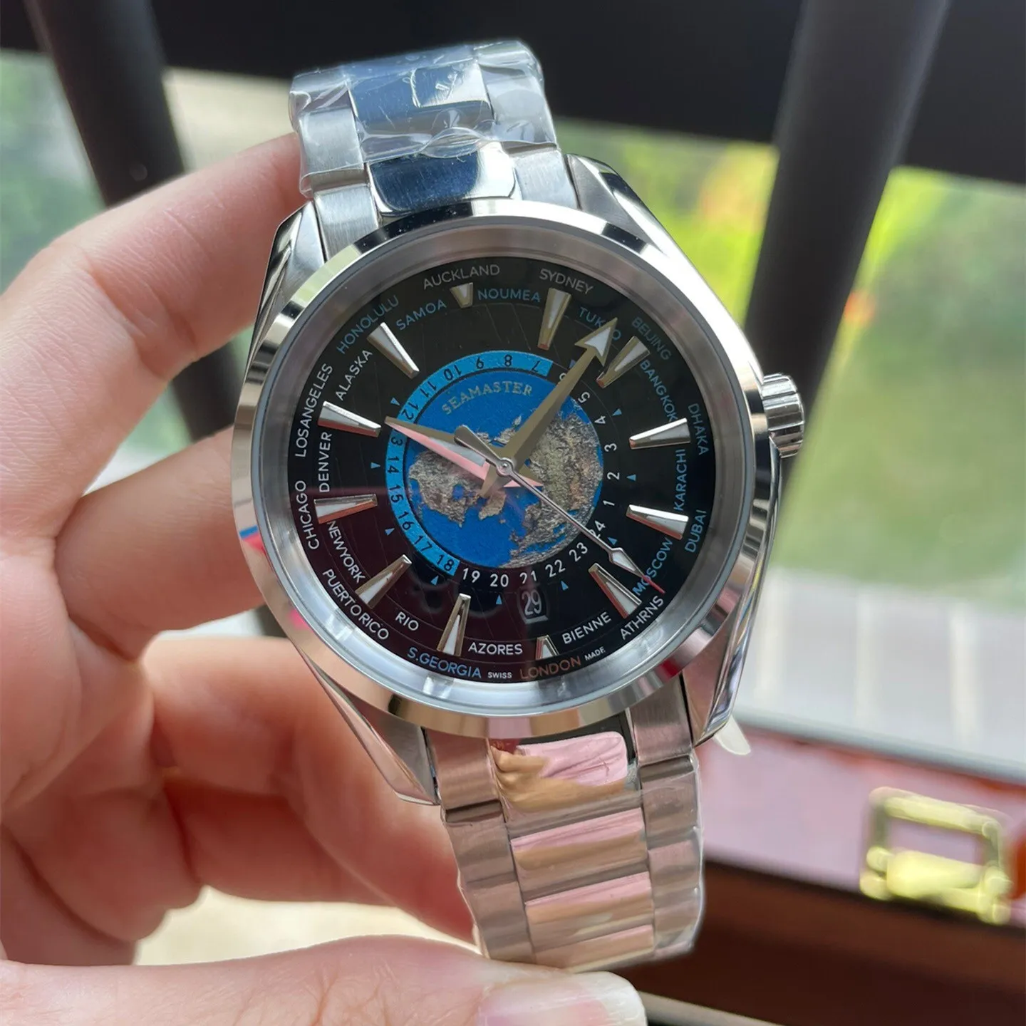 メンズオートマチックメカニカルファッションウォッチ41mm 904Lステンレススチールスーパーラミナスサファイア防水スポーツデザイナーウォッチモントレデフクスムーブメントウォッチ