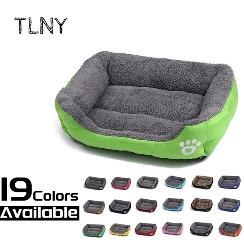 ケネルズペンTLNY 19colors大きなペット猫犬ベッド温かい居心地の良い家ソフトフリース巣バスケットマット防水ケンネルチュープルーフ220922