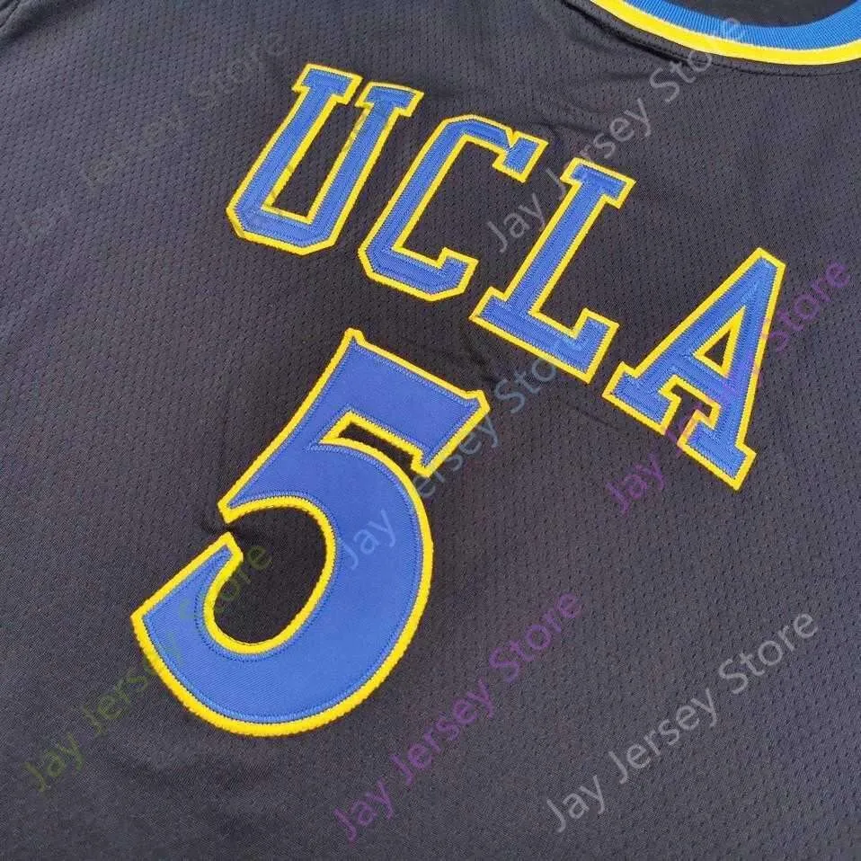 2020 New NCAA UCLA Jerseys 5 Baron Davis College Basketball Jersey Black Size Youth Adult All Stitched Embroidery