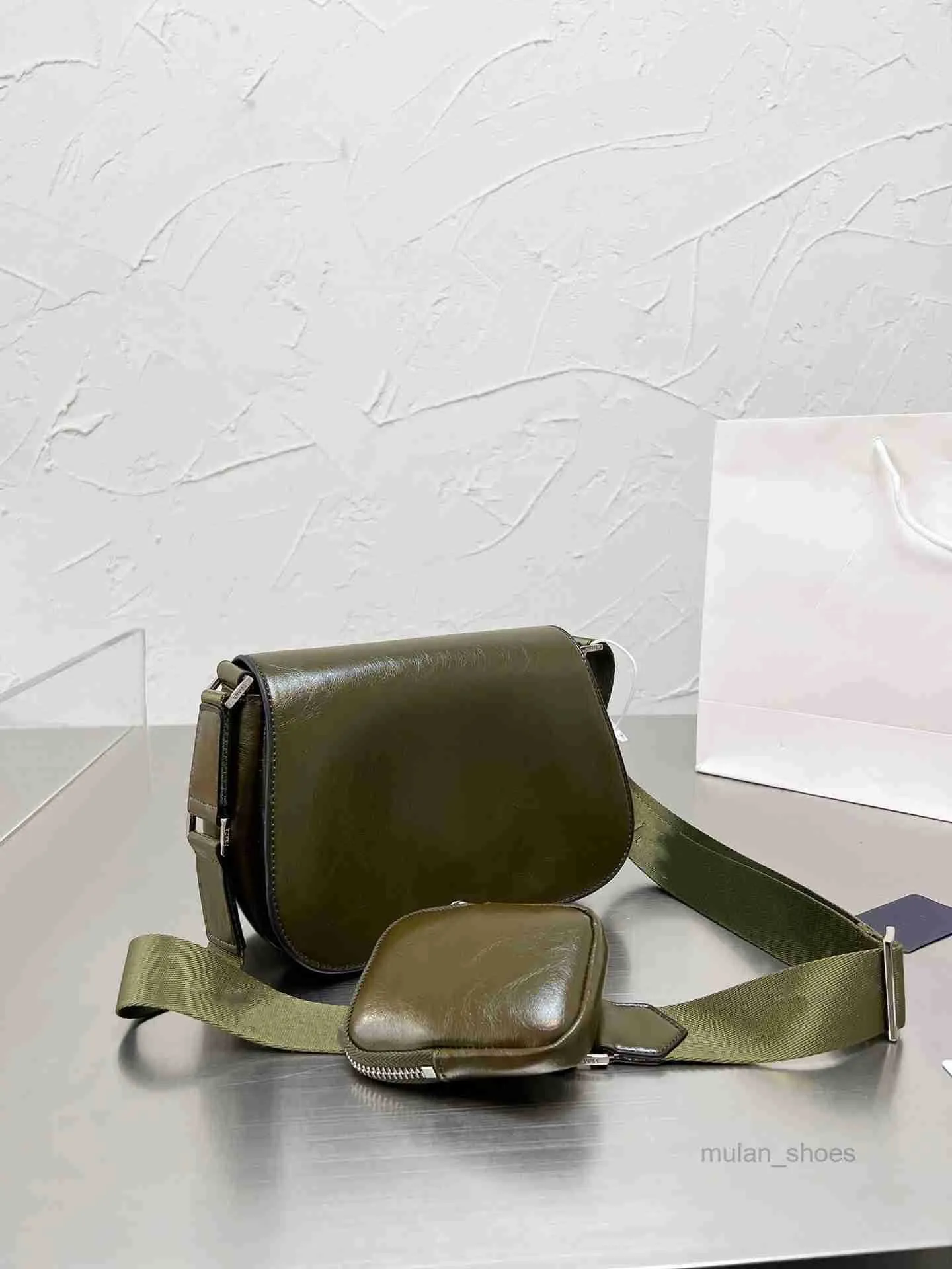 2022 Abendtaschen Neue Mode M￤nner- und Frauenbeutel Luxus -Designer -Taschen Handtaschen Schulterkreuzbody Armee Gr￼n gr￼n