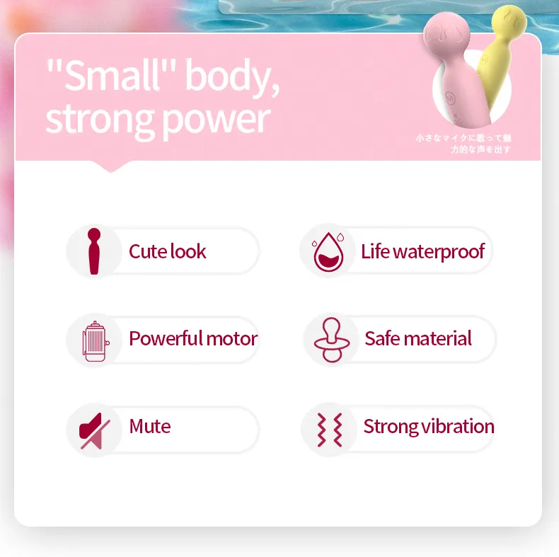 Vibratori Potente vibratore per donne Giocattoli sessuali Massaggio con bacchetta magica a 10 velocità Massaggio USB punto G con bastone AV_voghion.com