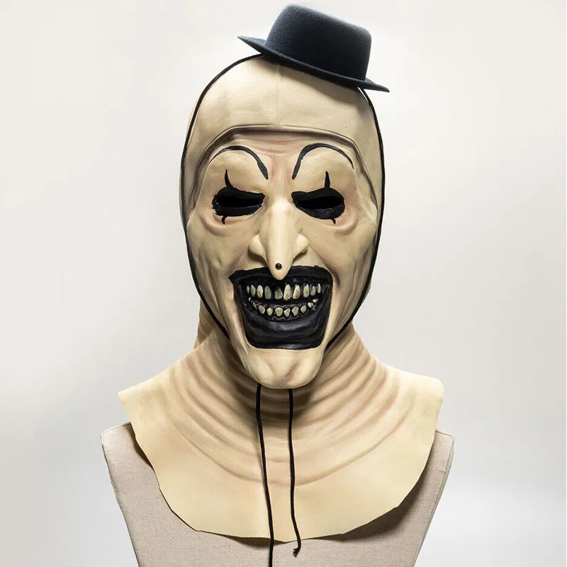 Maschera Da Clown Horror Ringhiante In Lattice Per Adulti Festa Di Halloween