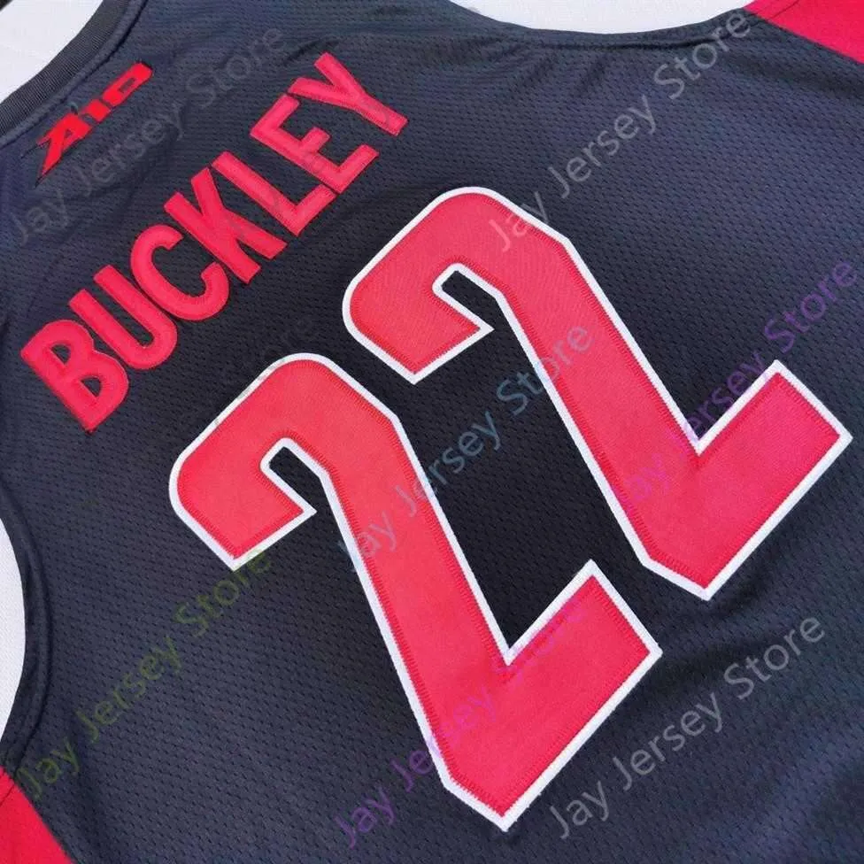 2020 New NCAA DUQ Duquesne Dukes Jerseys College 22 Buckley Basketball Jersey Black Size Youth Adult