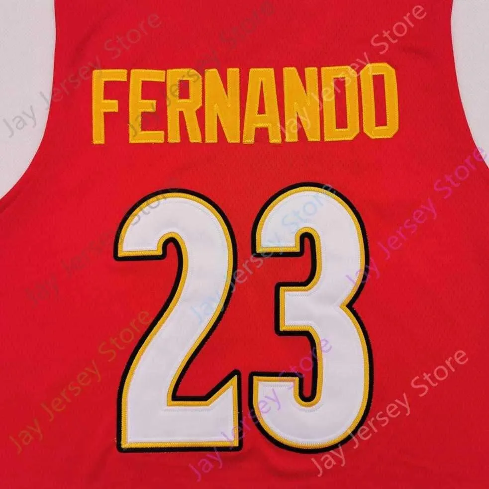 2020 New NCAA Maryland Terrapins Stats Jerseys 23 Fernando College Basketball Jersey Size Youth Adult All Stitched