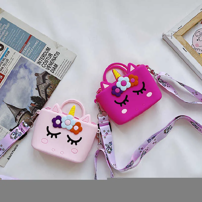 Sacs à dos petit sac à bandoulière fille école enfants mélodie porte-monnaie licorne pour enfants Messenger Toddler Kawaii 220924
