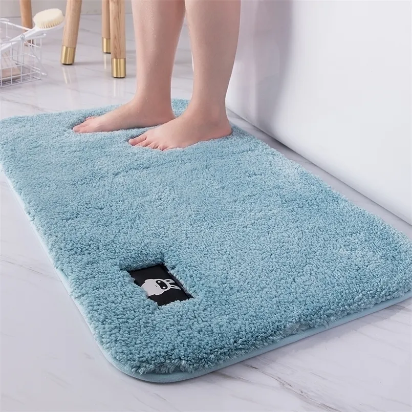 Tapis de bain Highhair salle de bain toilette porte absorbant tapis de sol tapis chambre antidérapant pied pad tapis de bain cuisine 220924