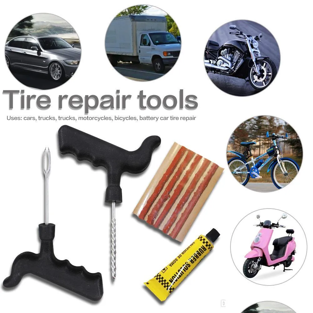 Automotive Repair Kits Tire Repair Kit For Cars Trucks Motorcycles